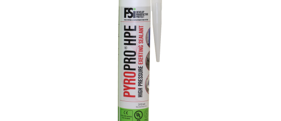 FSI PyroPro HPE Intumescent Graphite Sealant 310ml Cartridge - Grey