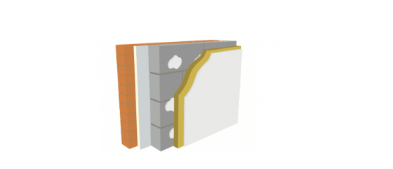 U Value Warmline PIR. Polyisocyanurate Foam Bonded to Plasterboard 50.5mm